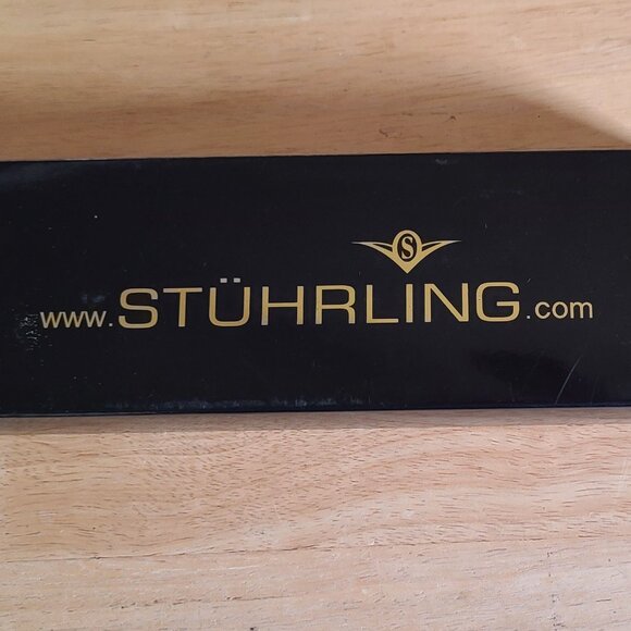 Stührling Original Men’s Skeleton Watch  Silver Dial, Black Croco Leather-NWT! - Picture 8 of 9